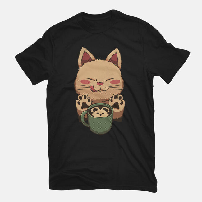 Kitty Latte-Womens-Basic-Tee-tobefonseca