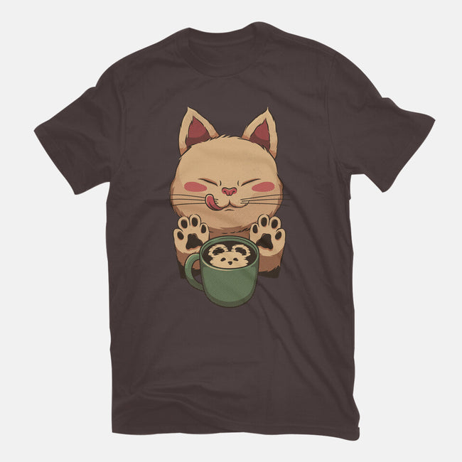 Kitty Latte-Womens-Basic-Tee-tobefonseca