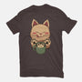 Kitty Latte-Womens-Basic-Tee-tobefonseca