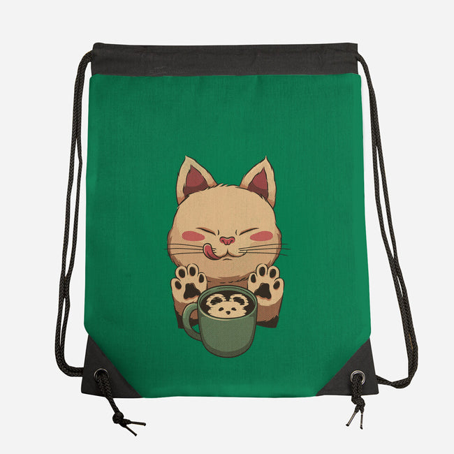 Kitty Latte-None-Drawstring-Bag-tobefonseca