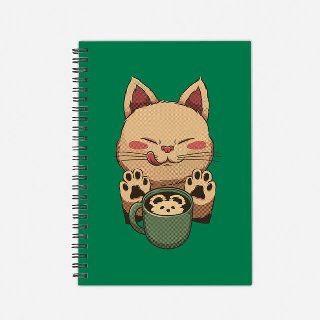 Kitty Latte-None-Dot Grid-Notebook-tobefonseca