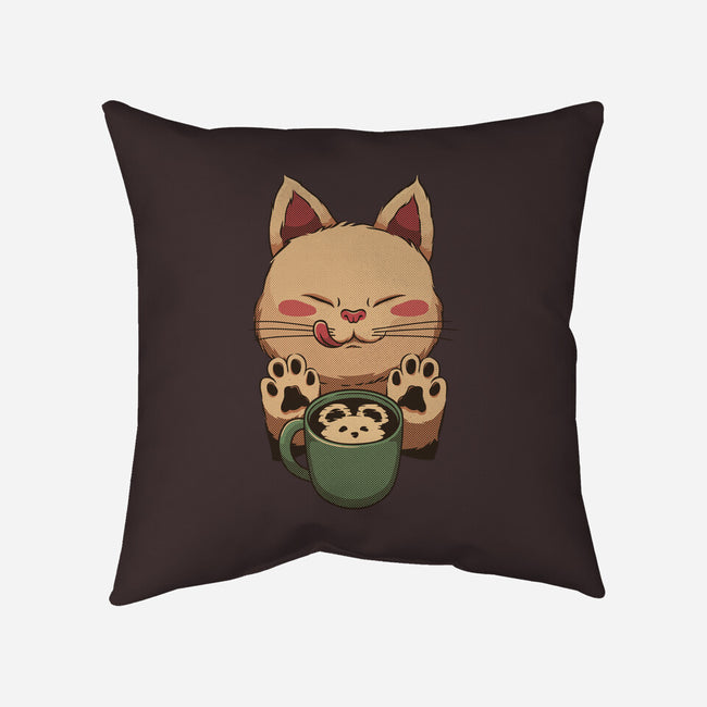 Kitty Latte-None-Removable Cover w Insert-Throw Pillow-tobefonseca