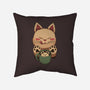 Kitty Latte-None-Removable Cover w Insert-Throw Pillow-tobefonseca