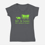 We're Going To Oregon-Womens-V-Neck-Tee-kg07