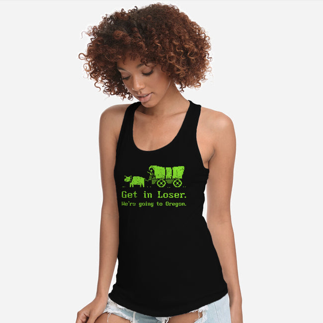 We're Going To Oregon-Womens-Racerback-Tank-kg07