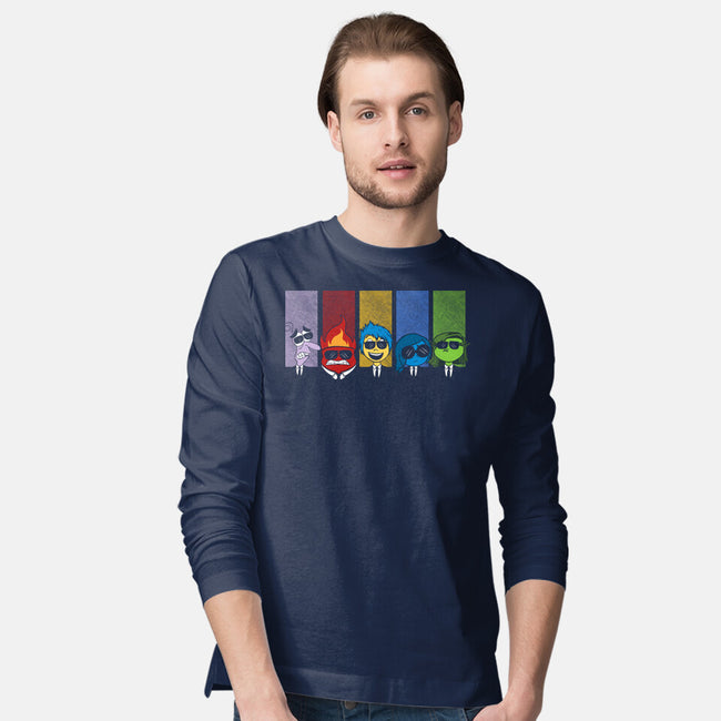 Inside Dogs-Mens-Long Sleeved-Tee-Melonseta