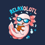 Relaxolotl-None-Removable Cover-Throw Pillow-Vallina84