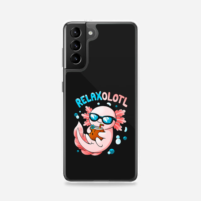 Relaxolotl-Samsung-Snap-Phone Case-Vallina84
