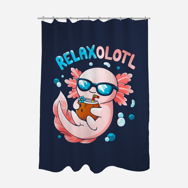 Relaxolotl-None-Polyester-Shower Curtain-Vallina84