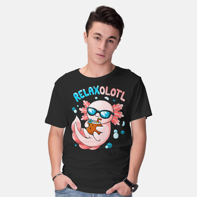 Relaxolotl-Mens-Basic-Tee-Vallina84