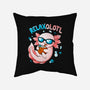Relaxolotl-None-Removable Cover-Throw Pillow-Vallina84