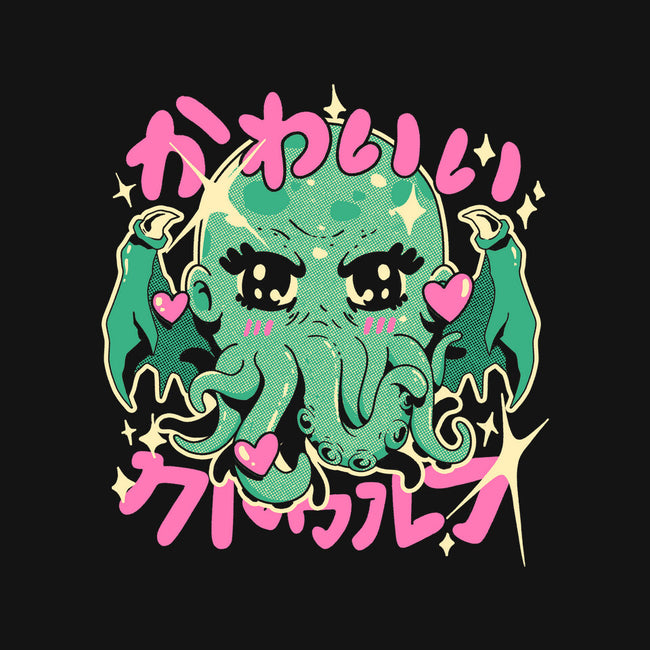 Cutethulhu Loves-Youth-Crew Neck-Sweatshirt-ilustrata