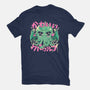 Cutethulhu Loves-Womens-Fitted-Tee-ilustrata