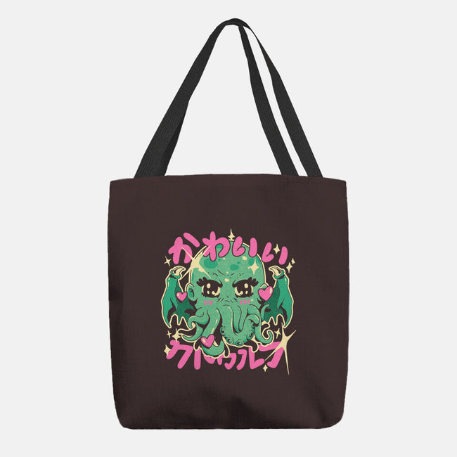 Cutethulhu Loves-None-Basic Tote-Bag-ilustrata