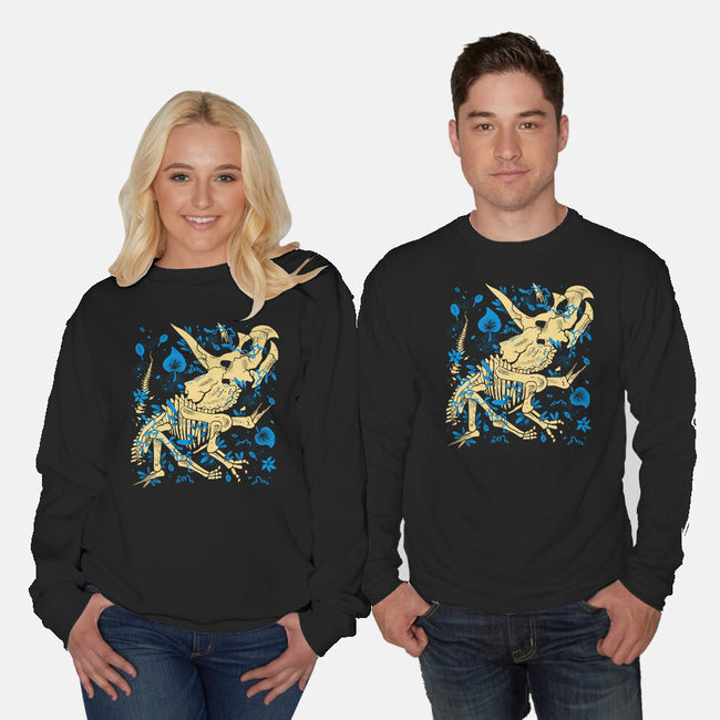 Jurassic Triceratops-Unisex-Crew Neck-Sweatshirt-estudiofitas