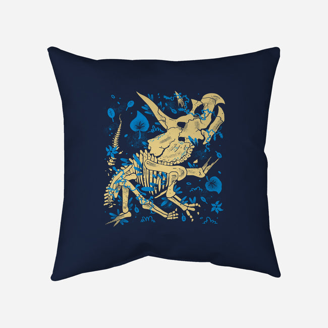 Jurassic Triceratops-None-Removable Cover w Insert-Throw Pillow-estudiofitas