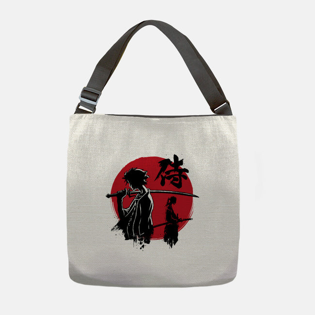 Mugen And Jin Sumi-e-None-Adjustable Tote-Bag-DrMonekers