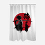 Mugen And Jin Sumi-e-None-Polyester-Shower Curtain-DrMonekers