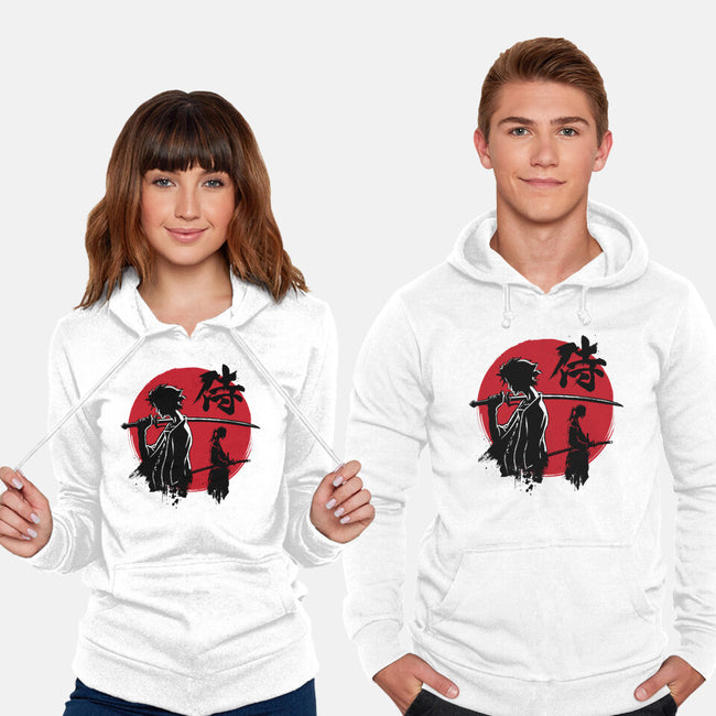 Mugen And Jin Sumi-e-Unisex-Pullover-Sweatshirt-DrMonekers
