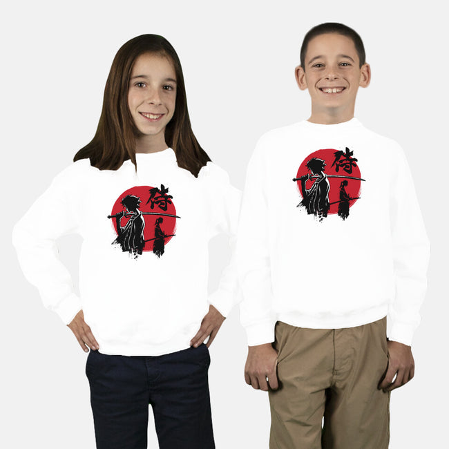 Mugen And Jin Sumi-e-Youth-Crew Neck-Sweatshirt-DrMonekers