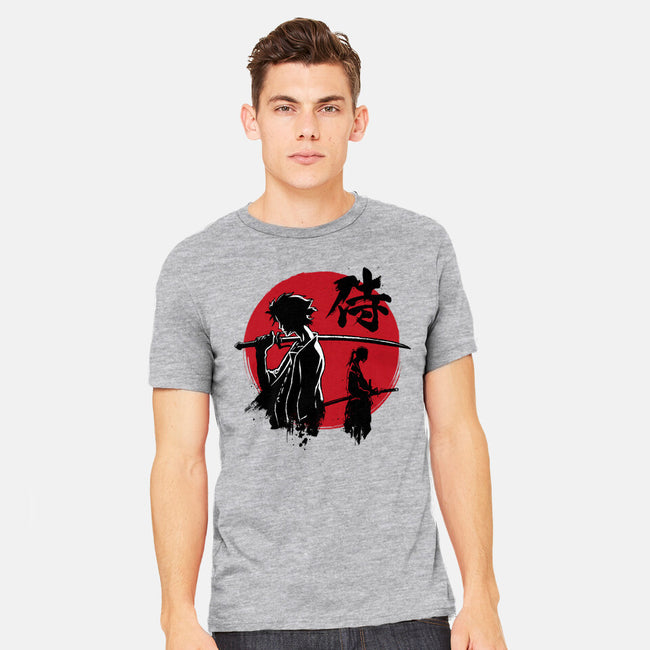 Mugen And Jin Sumi-e-Mens-Heavyweight-Tee-DrMonekers