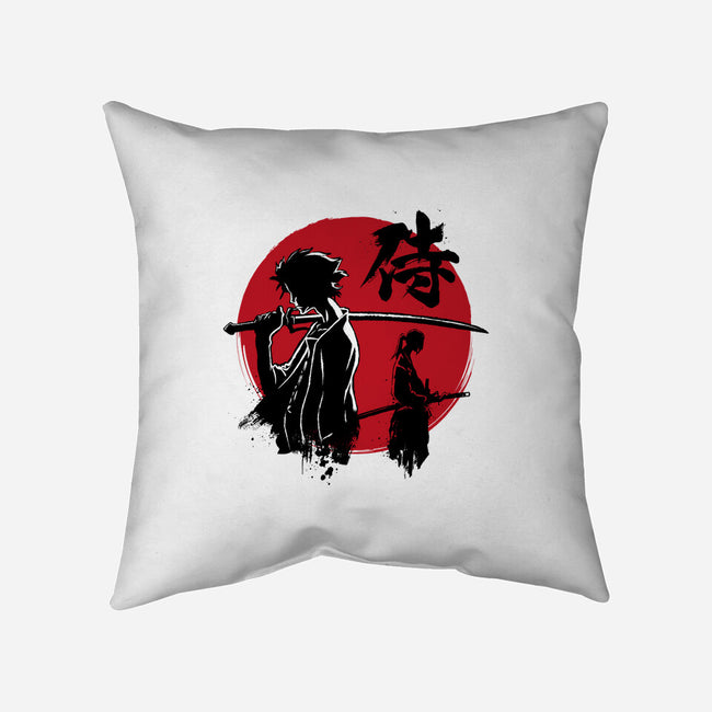 Mugen And Jin Sumi-e-None-Removable Cover w Insert-Throw Pillow-DrMonekers