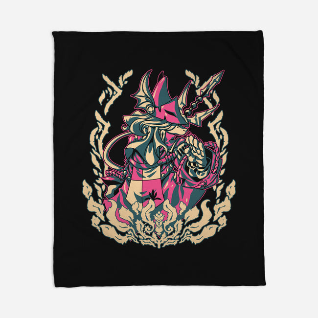 Dragon Knight Of Bormecia-None-Fleece-Blanket-1Wing