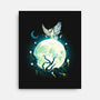Owl Magic Moon-None-Stretched-Canvas-Vallina84