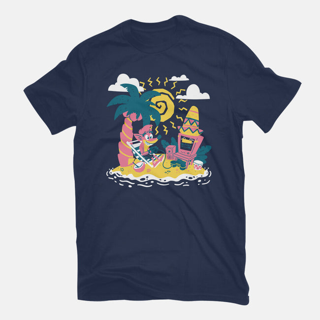 Chillin Island-Womens-Fitted-Tee-estudiofitas