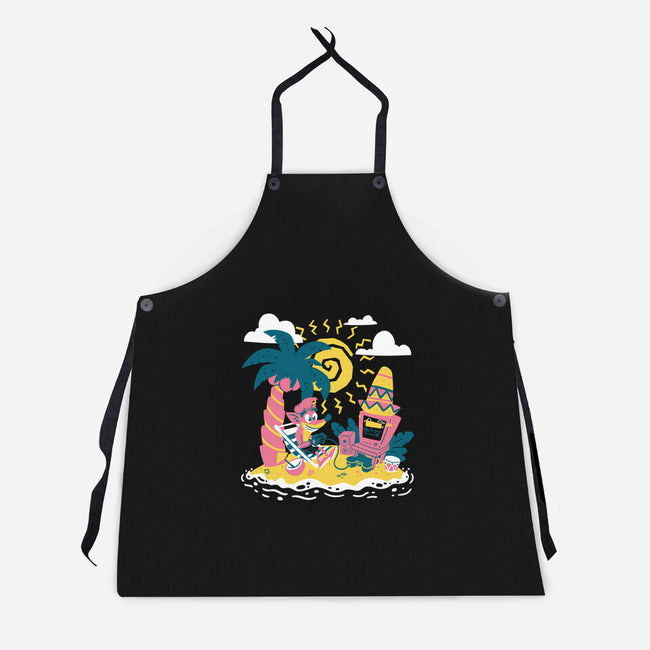 Chillin Island-Unisex-Kitchen-Apron-estudiofitas