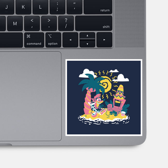 Chillin Island-None-Glossy-Sticker-estudiofitas