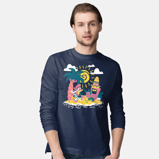 Chillin Island-Mens-Long Sleeved-Tee-estudiofitas
