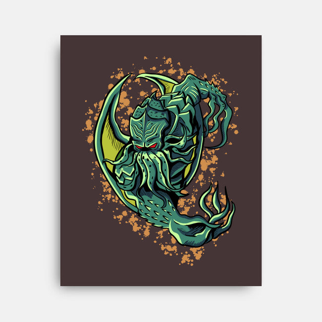 The Ancient God-None-Stretched-Canvas-nickzzarto