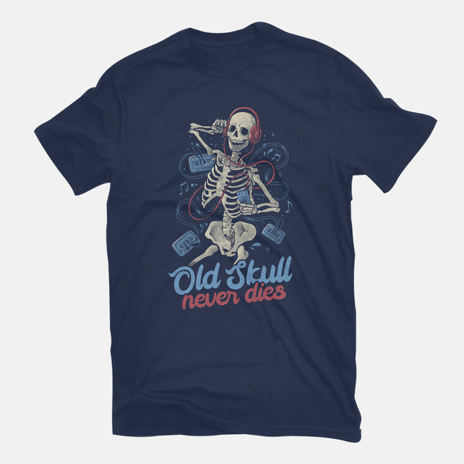 Old Skull Never Dies-Mens-Heavyweight-Tee-eduely