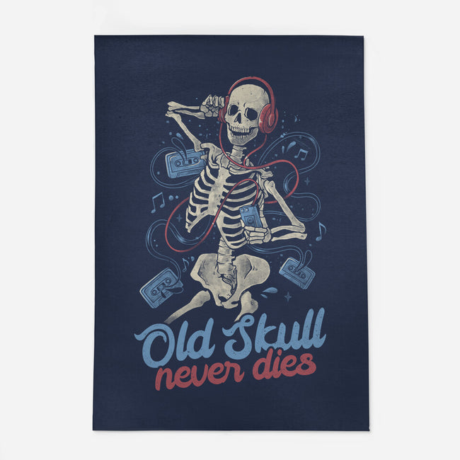 Old Skull Never Dies-None-Indoor-Rug-eduely