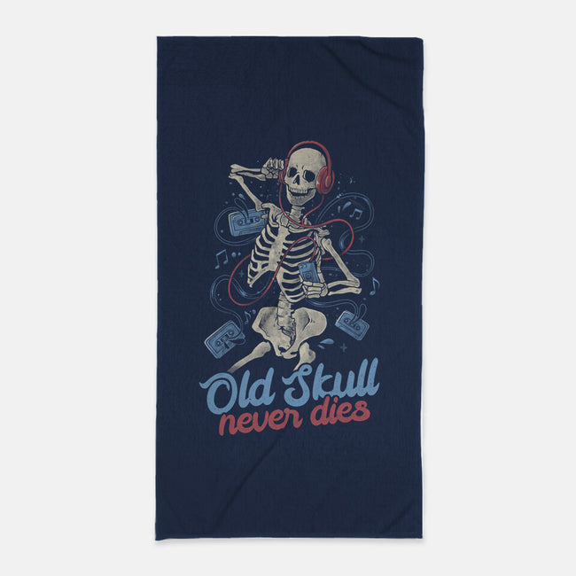 Old Skull Never Dies-None-Beach-Towel-eduely