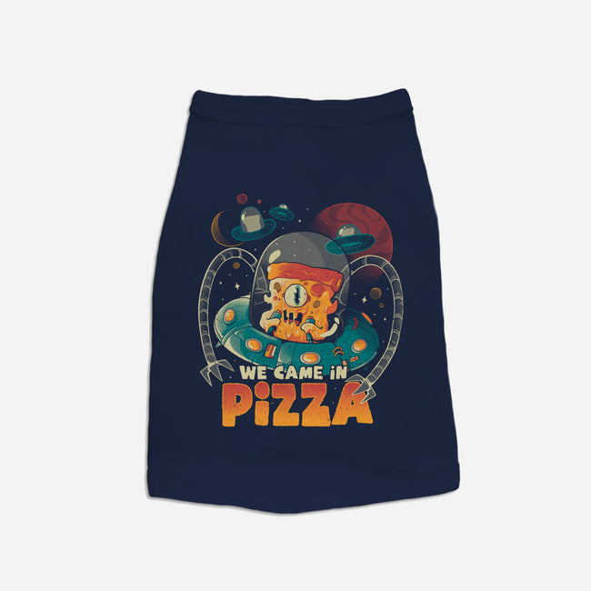 We Came In Pizza-Dog-Basic-Pet Tank-eduely