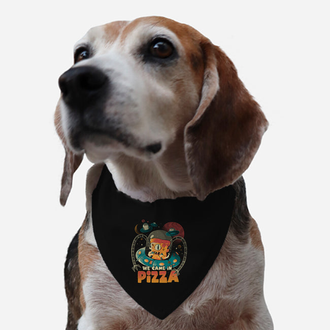 We Came In Pizza-Dog-Adjustable-Pet Collar-eduely