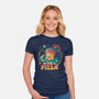 We Came In Pizza-Womens-Fitted-Tee-eduely