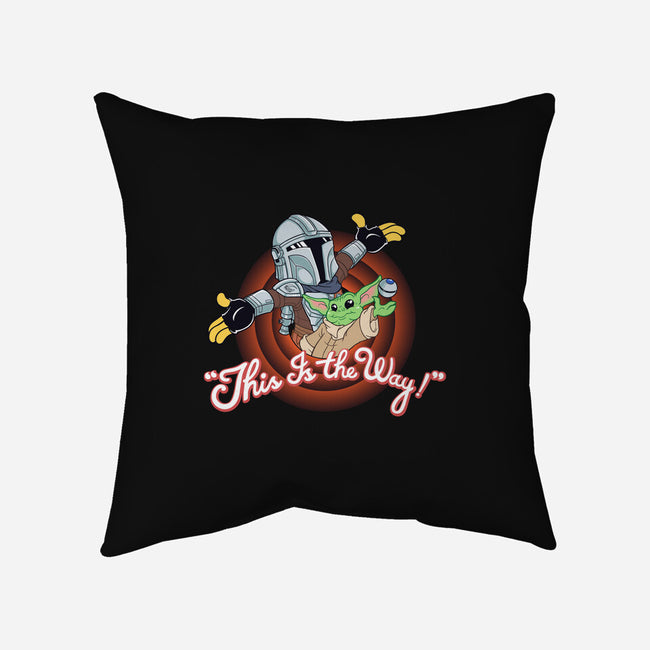 This Is The Way Folks-None-Removable Cover-Throw Pillow-yellovvjumpsuit