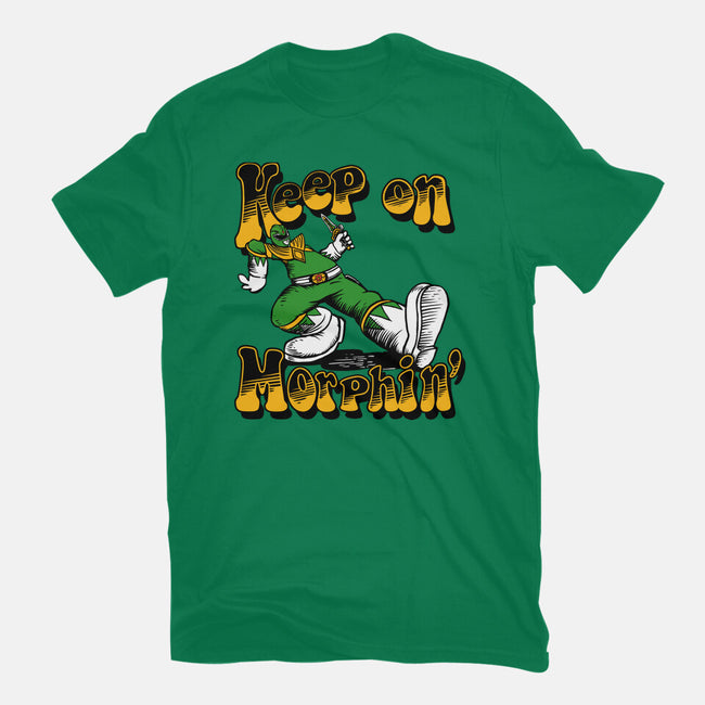 Keep On Morphin-Mens-Basic-Tee-joerawks