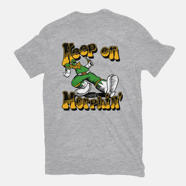 Keep On Morphin-Mens-Basic-Tee-joerawks