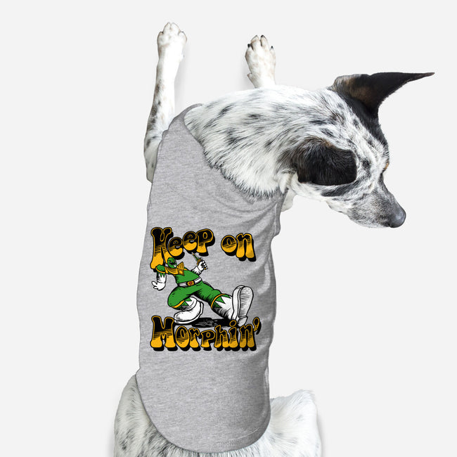 Keep On Morphin-Dog-Basic-Pet Tank-joerawks