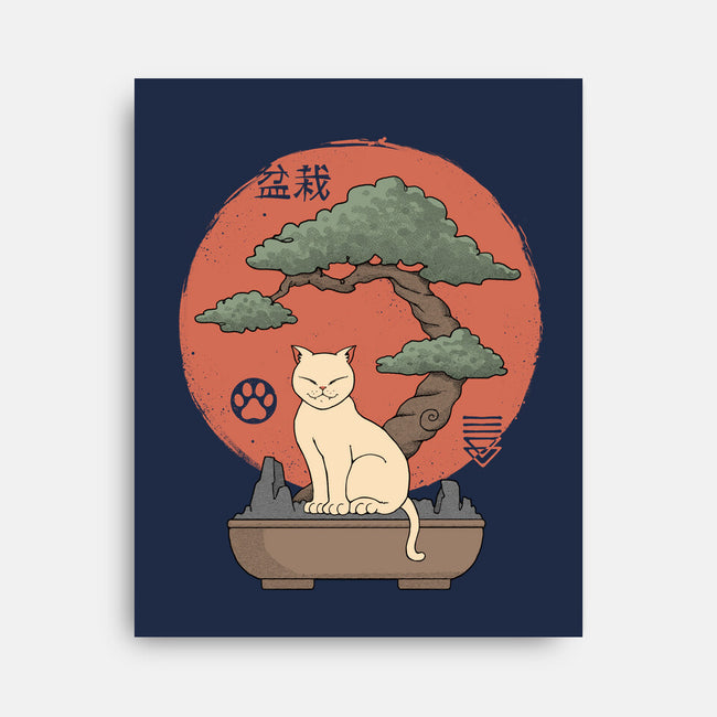 Bonsai Cat-None-Stretched-Canvas-vp021