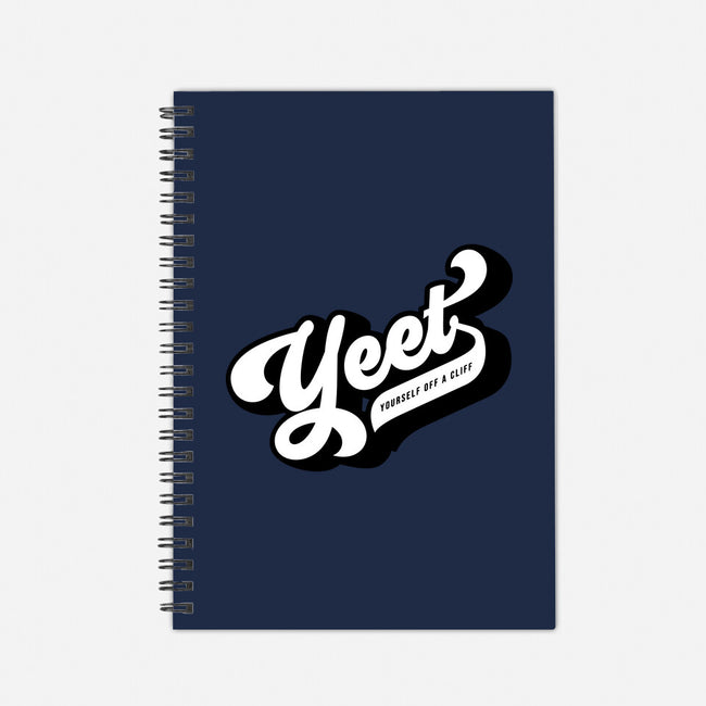 Yeet Yourself-none dot grid notebook-mannypdesign
