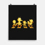 Yellow Birdy Road-none matte poster-PrimePremne
