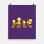 Yellow Birdy Road-none matte poster-PrimePremne
