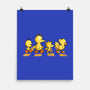 Yellow Birdy Road-none matte poster-PrimePremne