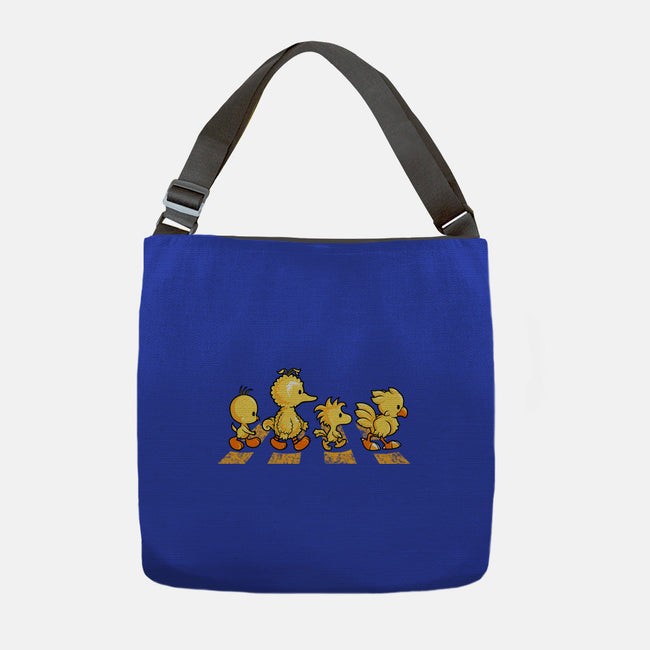 Yellow Birdy Road-none adjustable tote-PrimePremne