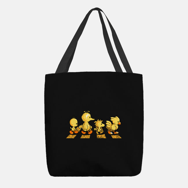 Yellow Birdy Road-none basic tote-PrimePremne
